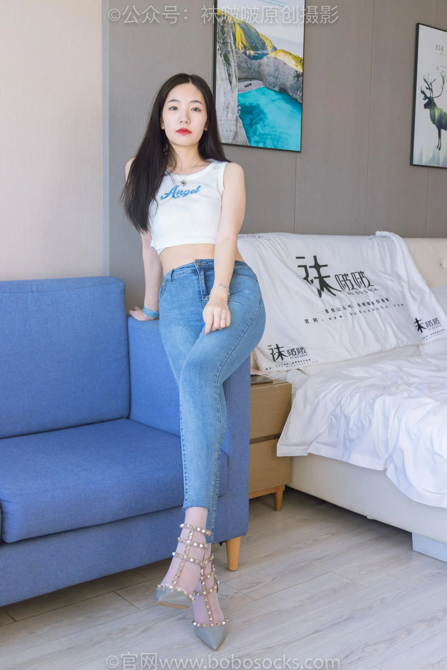 [BoBoSocks袜啵啵]NO.201 小甜豆-高跟鞋、白丝 [87P]插图4